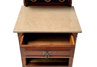 Two Arts & Crafts Nightstands by Gustave Serrurier-Bovy, 1900s